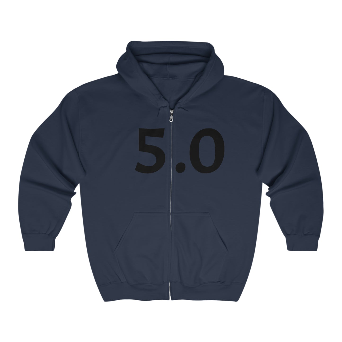 5.0 Coyote Unisex Heavy Blend™ Full Zip Hooded Sweatshirt