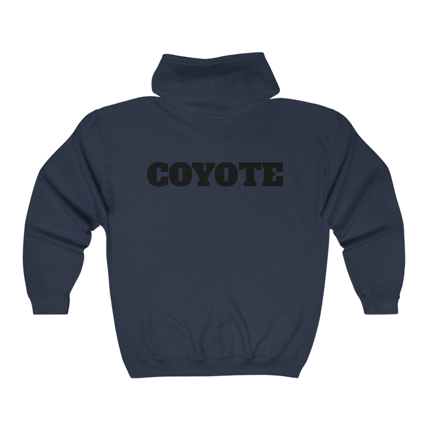 5.0 Coyote Unisex Heavy Blend™ Full Zip Hooded Sweatshirt