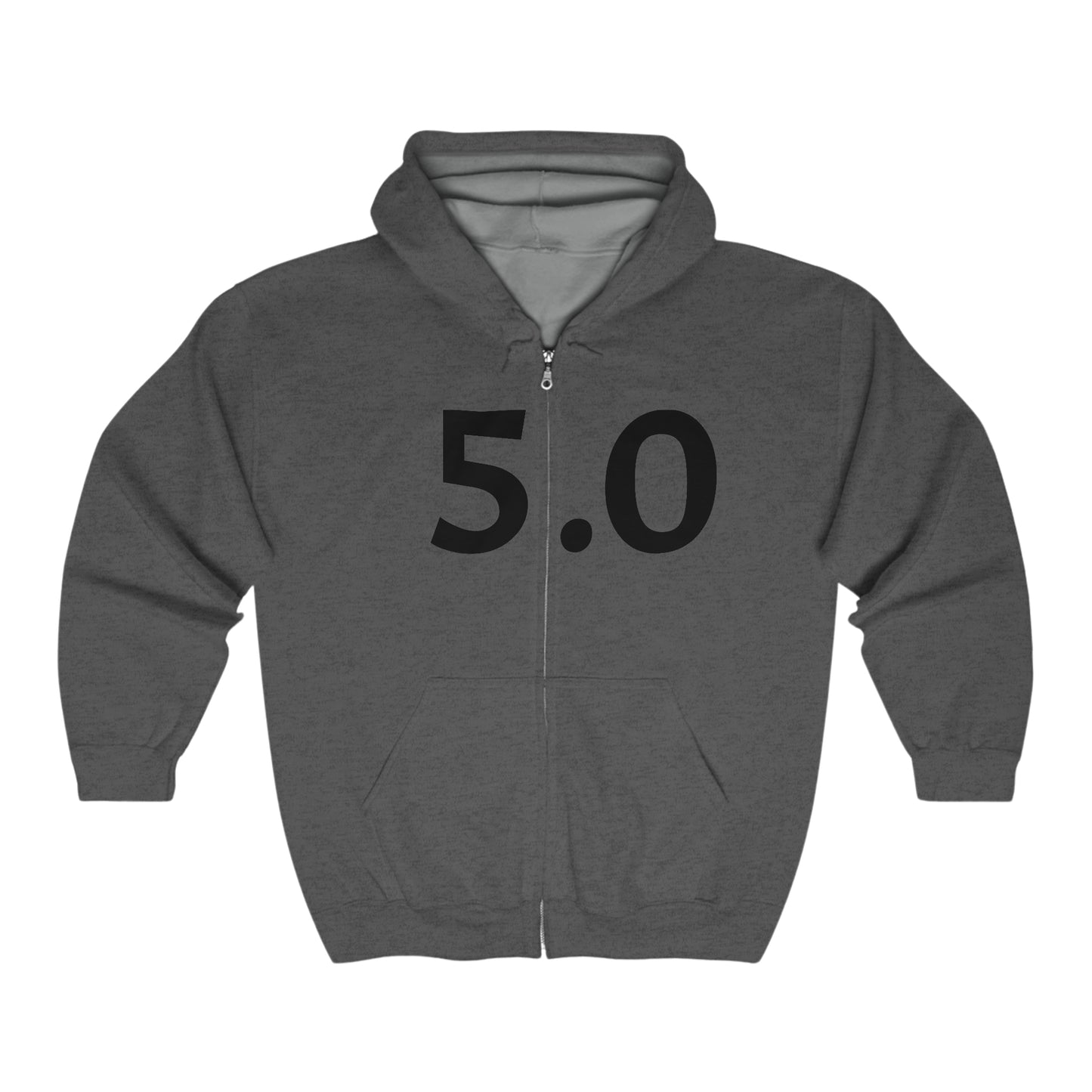 5.0 Coyote Unisex Heavy Blend™ Full Zip Hooded Sweatshirt