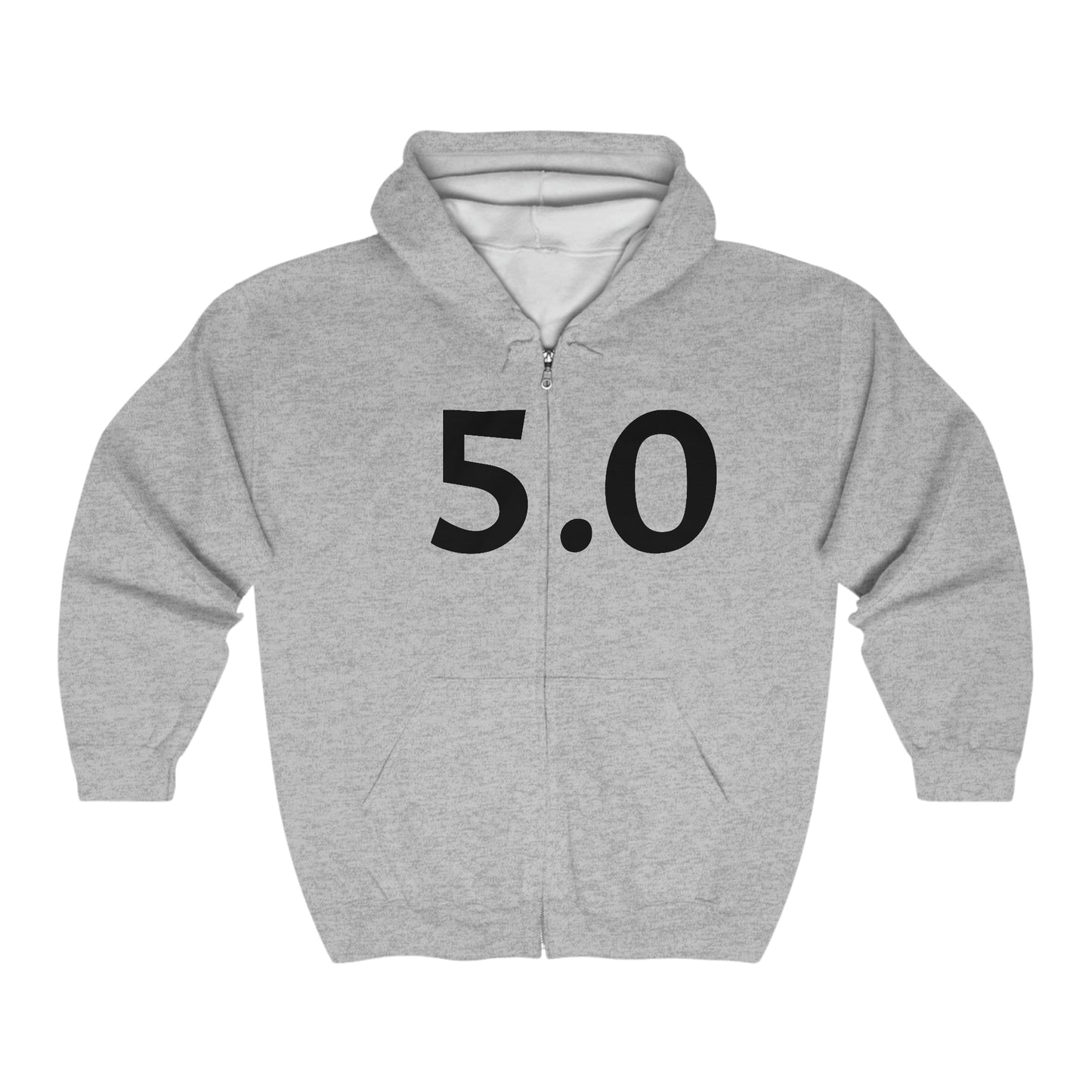 5.0 Coyote Unisex Heavy Blend™ Full Zip Hooded Sweatshirt